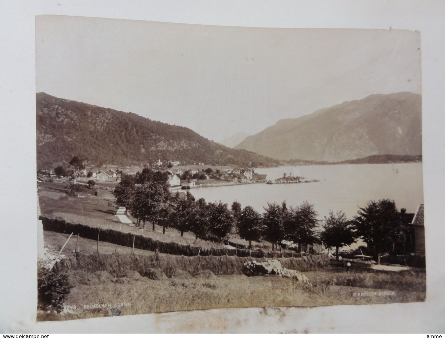 Norway *  (Old album, photo's +/- 1900) Vossevangen, Balholmen, Gudvangen, Molde, Nordland, Trondhjem, Tromsö, Hamerfest