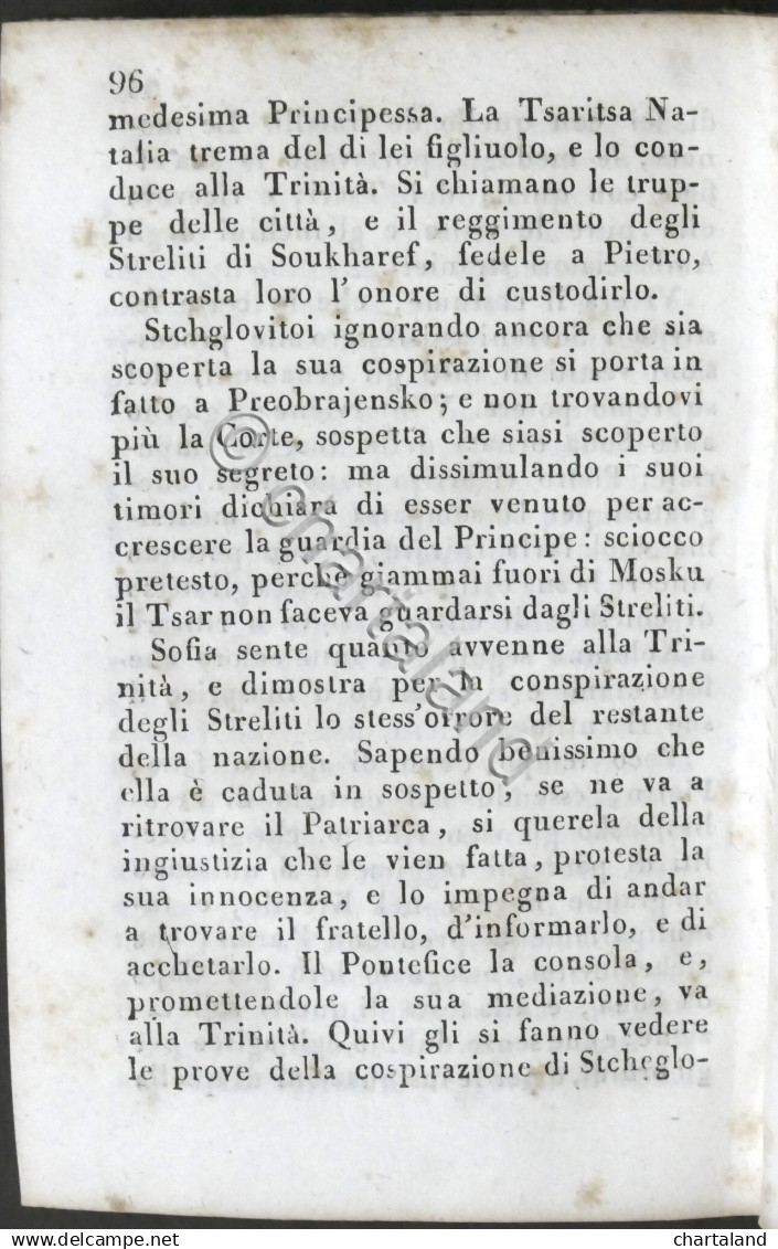 Storia Di Russia Del Levesque Volgarizzata - Opera Completa - 1830 - Zonder Classificatie