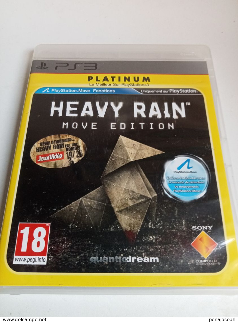 Heavy Rain Move Edition Platinum Avec Notice Sur Ps3 - Andere & Zonder Classificatie