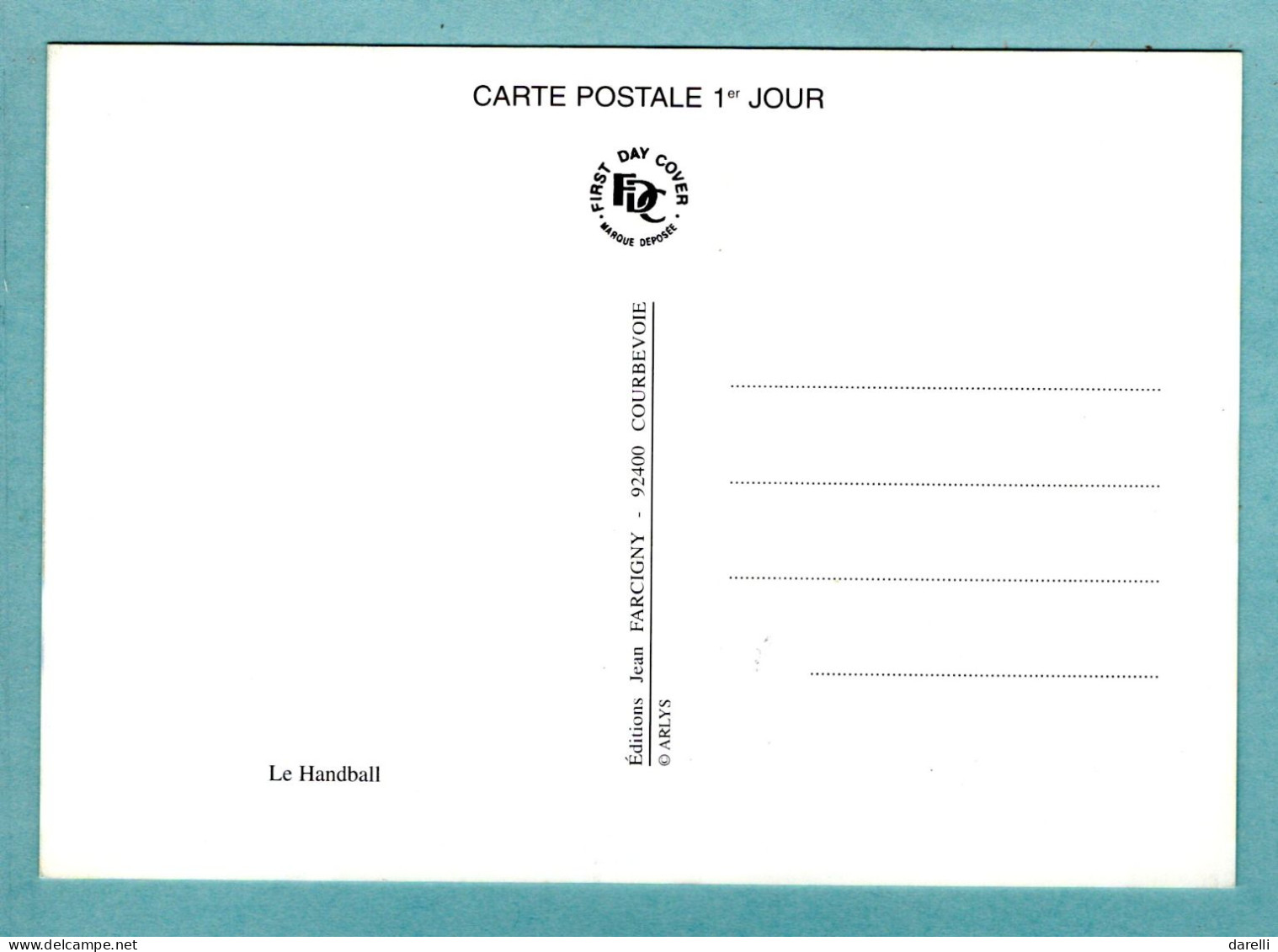 Carte Maximum 2001 - Championnat Du Monde De Handball - YT 3367 - 44 Nantes - 2000-2009