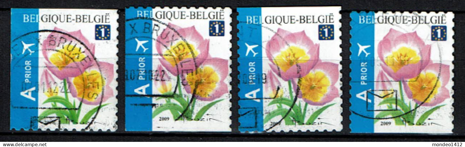 België OBP 3872 - Bloemen, Fleurs, Tulipa Bakari, Prior Europe - Oblitérés