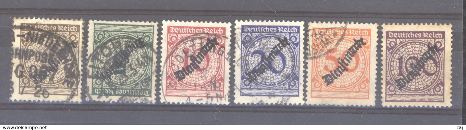 Allemagne  -  Reich  -  Service :  Mi  99-104  (o) - Servizio