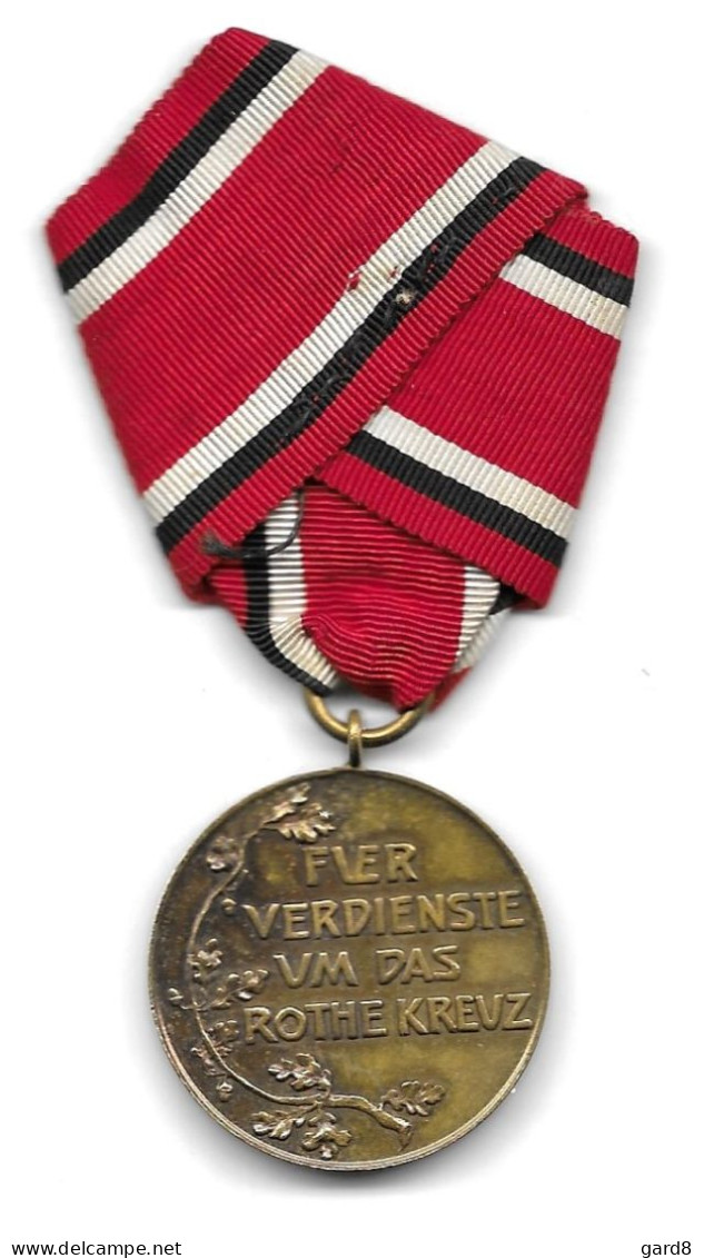 Médaille De La Croix Rouge De Prusse - 3ème Classe   - Bronze    - WWI - Germania