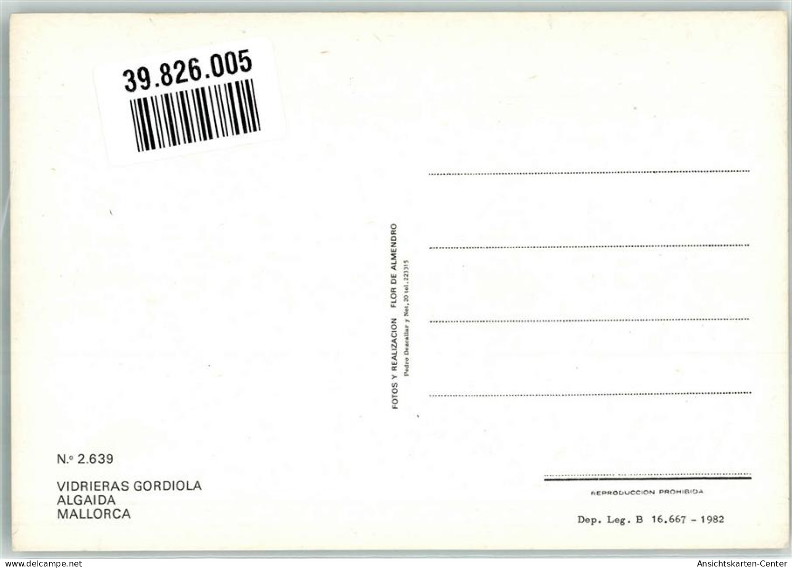 39826005 - Algaida - Altri & Non Classificati