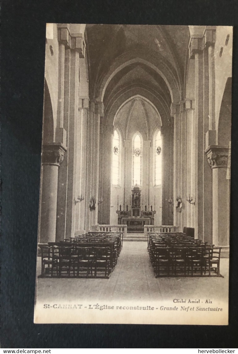Saint Cannat - L'église Reconstruite - Grande Nef Et Sanctuaire - 13 - Canebière, Stadtzentrum