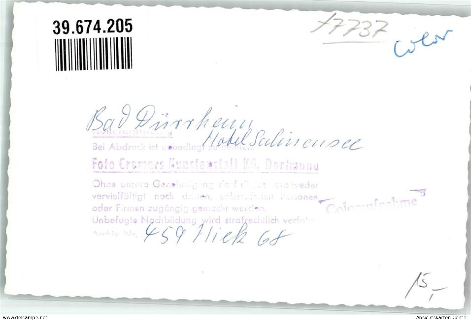 39674205 - Bad Duerrheim , Schwarzw - Bad Dürrheim