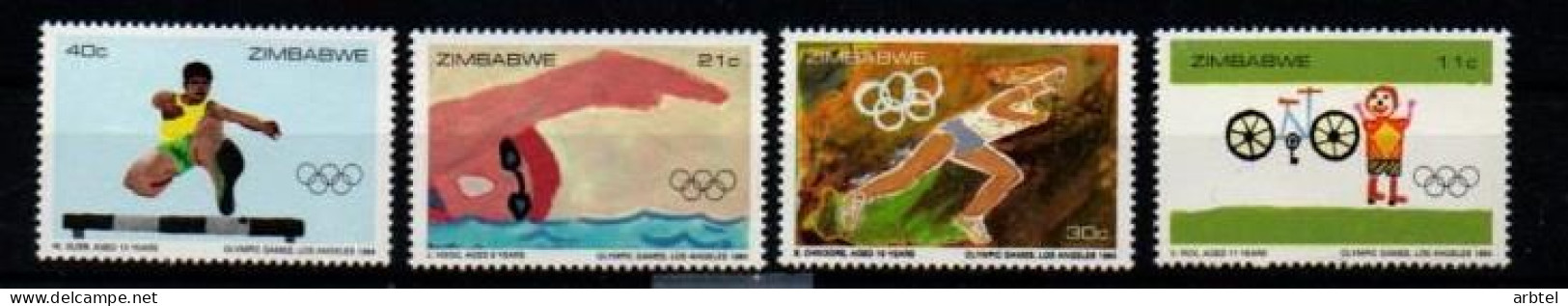 ZIMBABWE  JUEGOS OLIMPICOS LOS ANGELES 1984 OLYMPIC GAMES SPORT - Ete 1984: Los Angeles