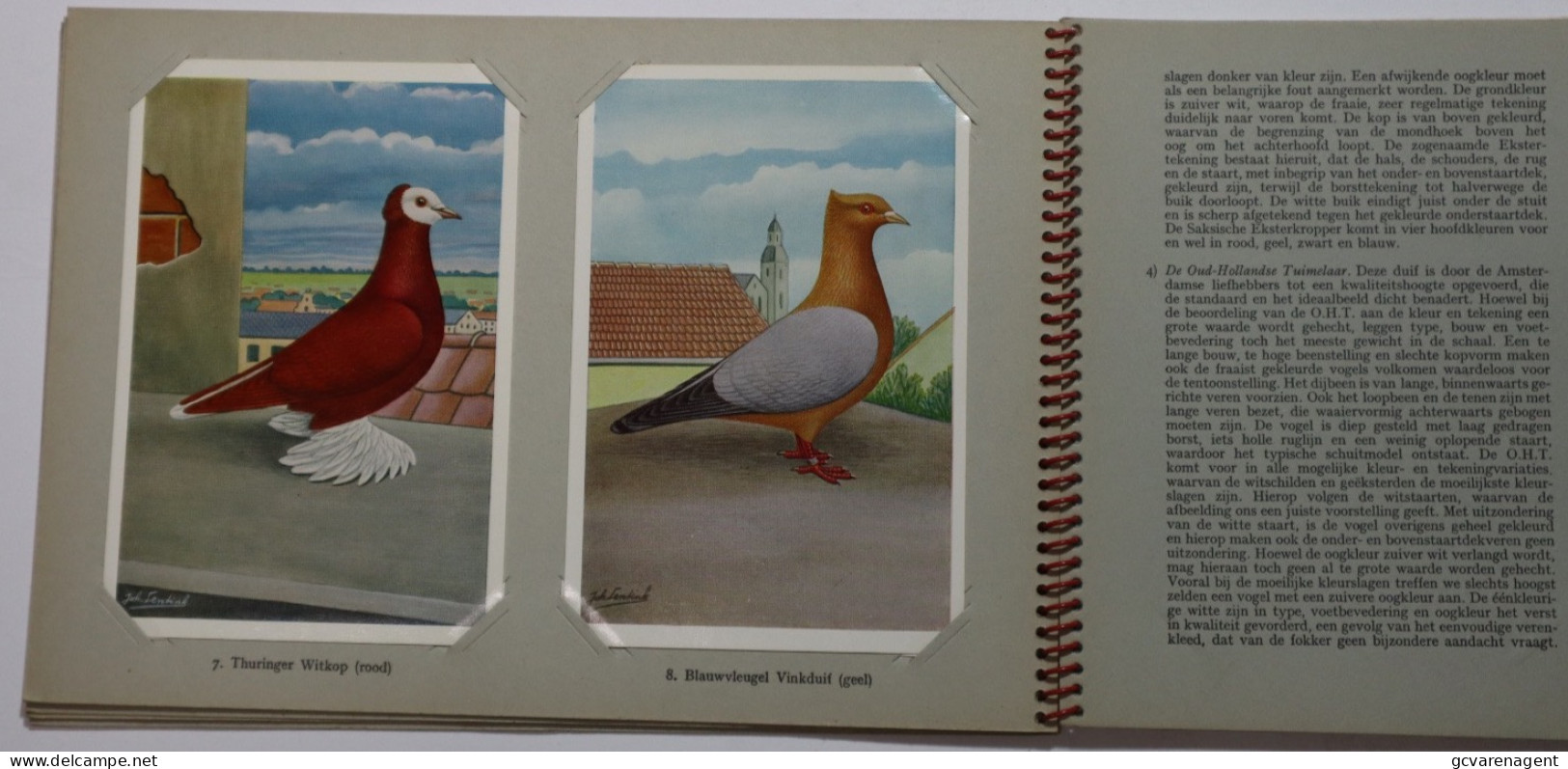 ONZE SIERDUIVEN N° 1 - BOEK MET INGESTOKEN KAARTEN.  25 X 17 CM    MOOIE STAAT  ZIE AFBEELDINGEN - Andere & Zonder Classificatie