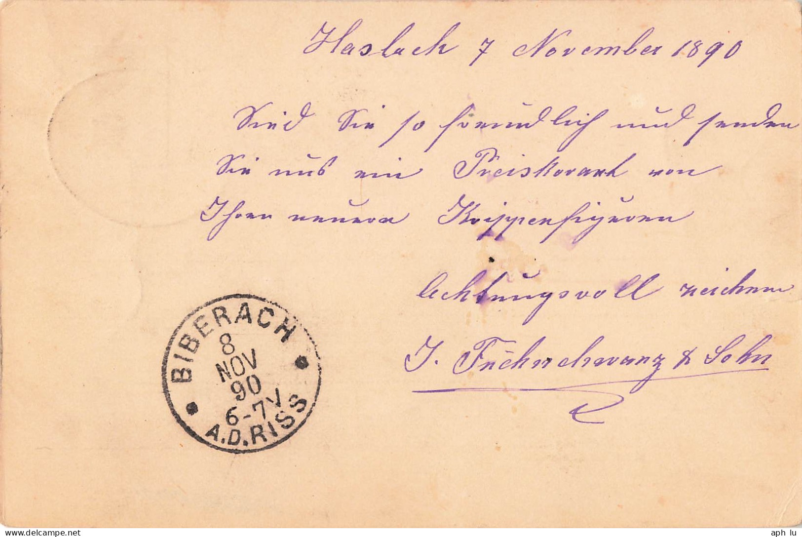 Bahnpost (Ambulant; R.P.O./T.P.O.) Konstanz-Offenburg (ZA2467) - Briefe U. Dokumente