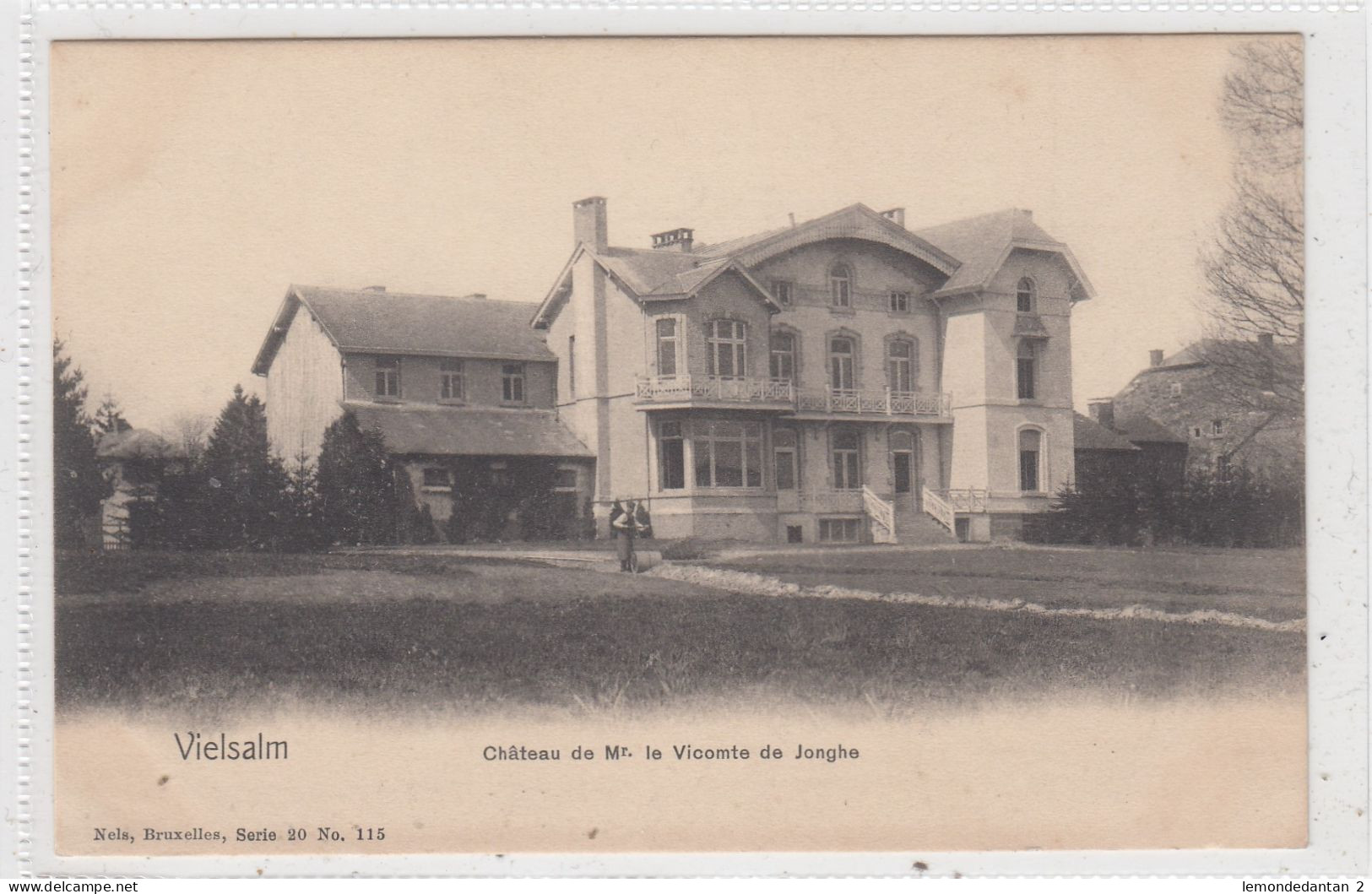 Vielsalm. Chateau De Mr. Le Vicomte De Jonghe. * - Vielsalm