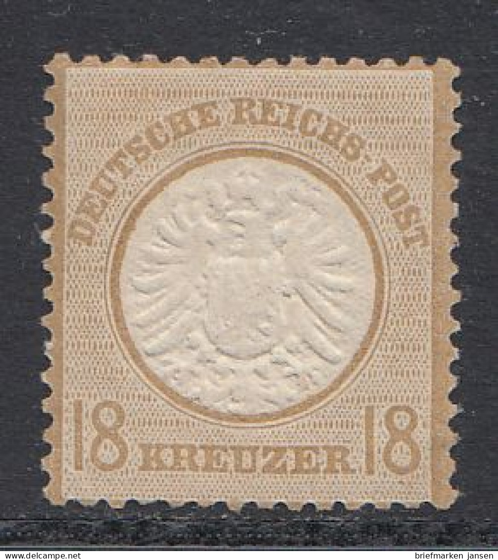 D,Dt.Reich Mi.Nr. 28 Adler Mit Großem Brustschild (18 Kreuzer) - Neufs