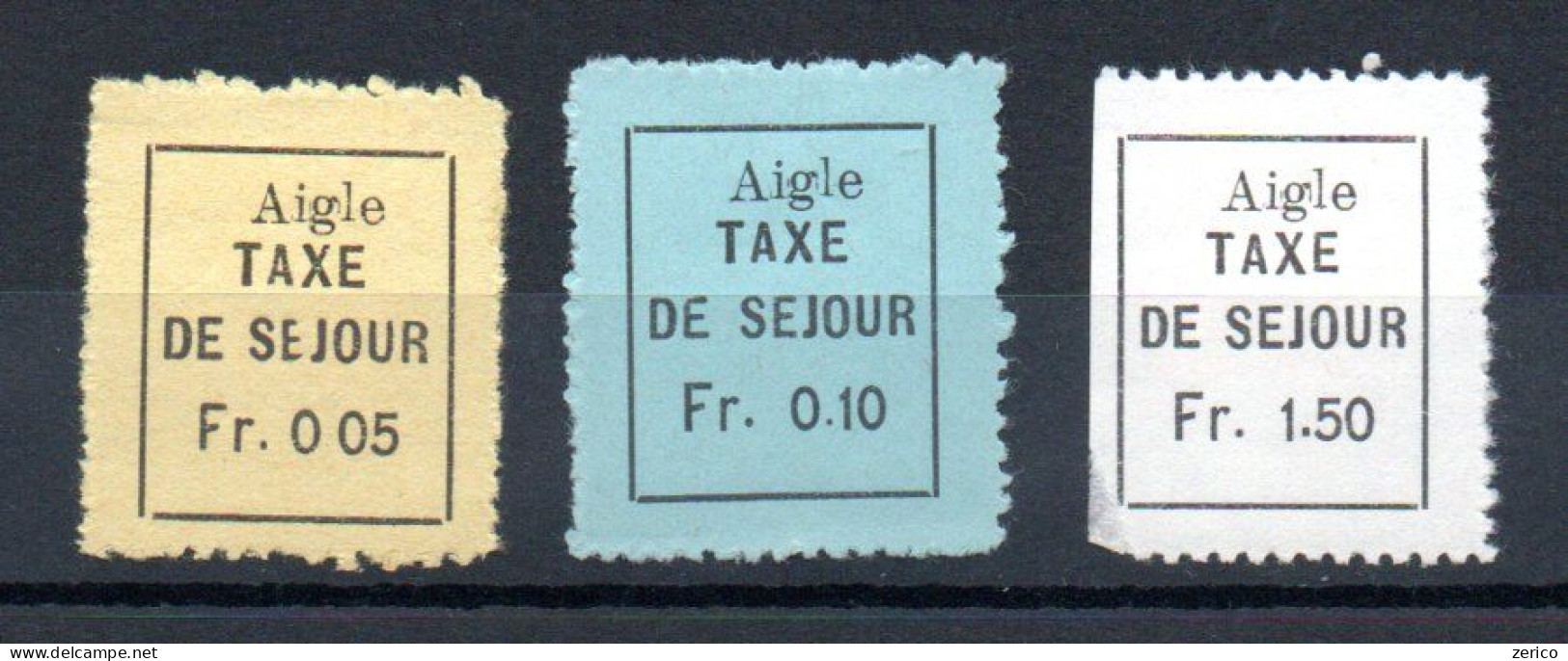 AIGLE Taxe De Séjour Kurtaxe Fiscal - Revenue Stamps