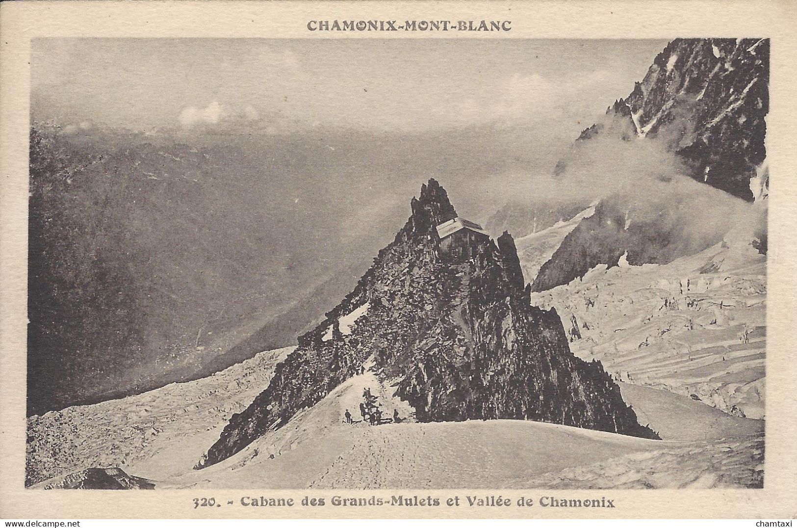 74 CHAMONIX MONT BLANC CABANE DES GRANDS MULETS   Editeur COUTTET  Auguste N° 320 - Chamonix-Mont-Blanc