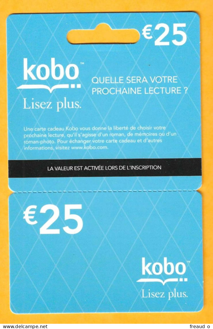 Carte Cadeau KOBO 25€ - - Cartes Cadeaux