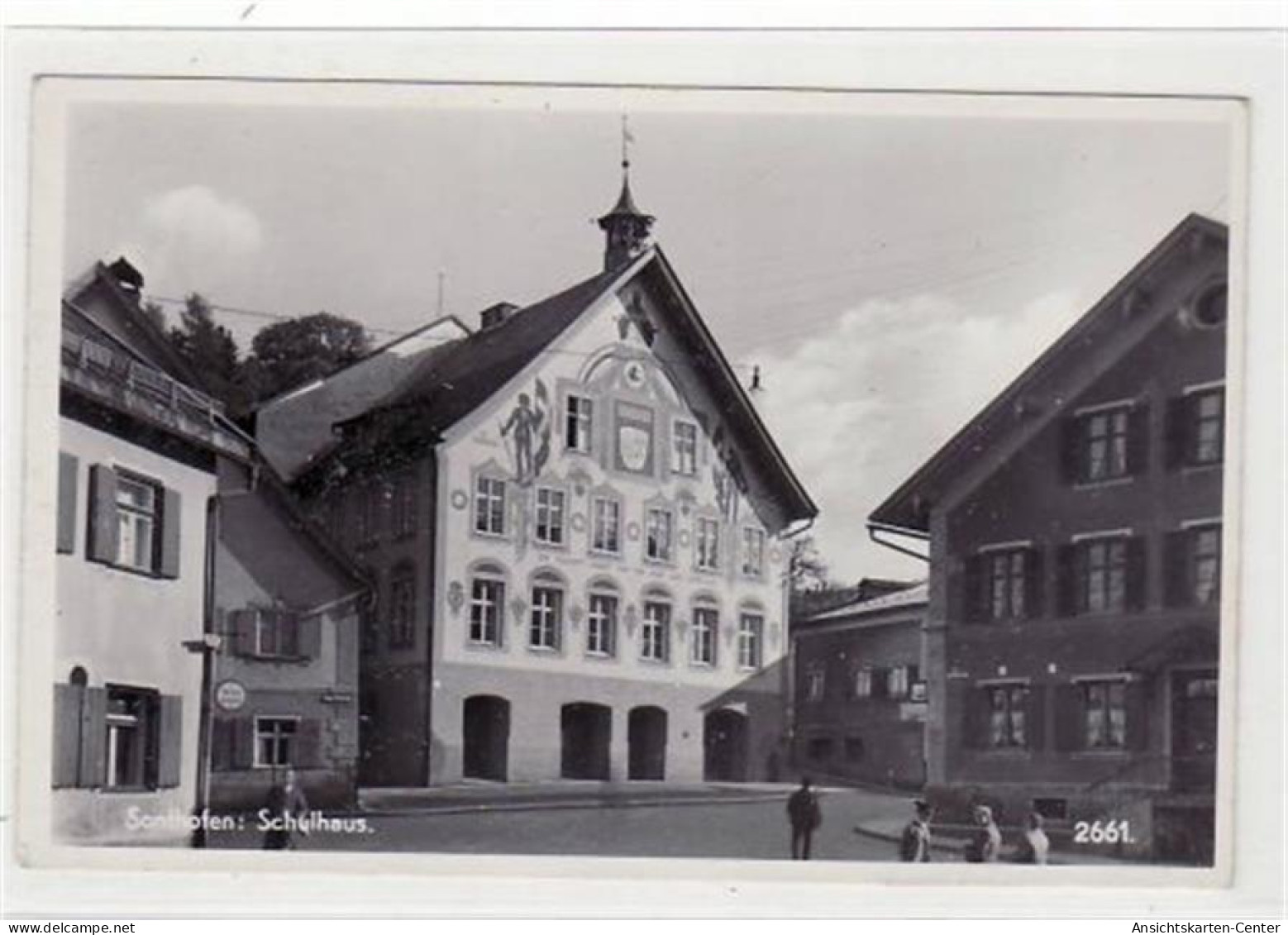 39027405 - Fotokarte Von Sonthofen Im Allgaeu. Teilansicht Schulhaus Ungelaufen  Eckbug Unten Links, Sonst Gut Erhalten - Immenstadt