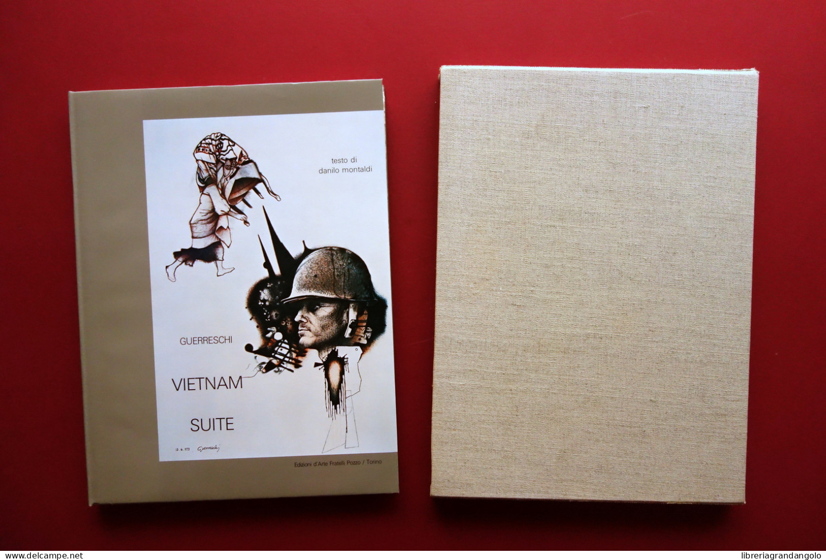 Guerreschi Vietnam Suite Montaldi Pozzo Torino 1974 Con Acquaforte Serie 101-200 - Unclassified