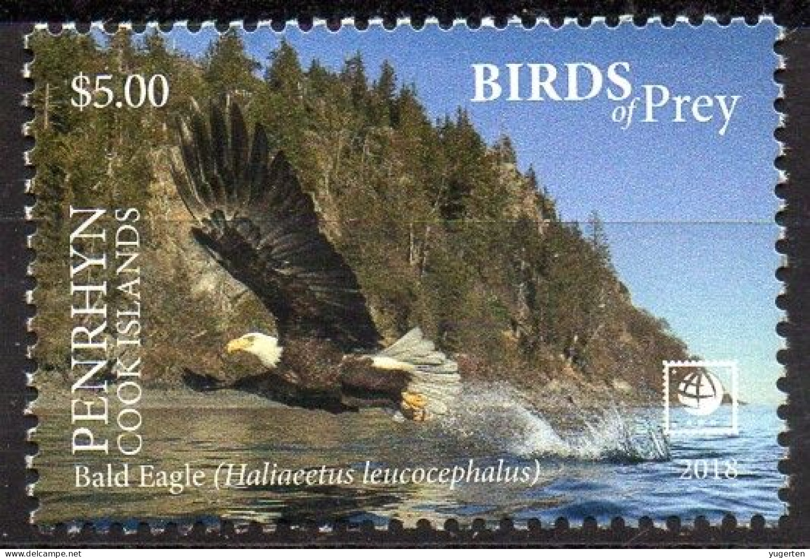 PENRHYN - 1v - MNH -  Bald Eagle - Eagle Eagles Aquila Aigle Aigles Adler - Birds - Vögel - Aguilas Aquile - Aquile & Rapaci Diurni
