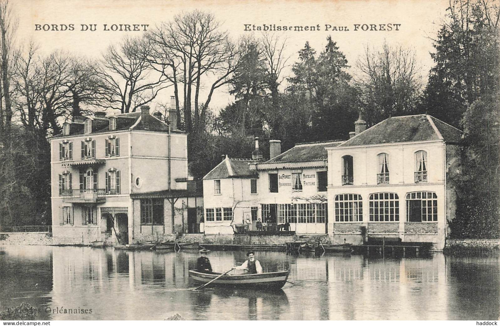 BORDS DU LOIRET - ETABLISSEMENT PAUL FOREST - Sonstige & Ohne Zuordnung