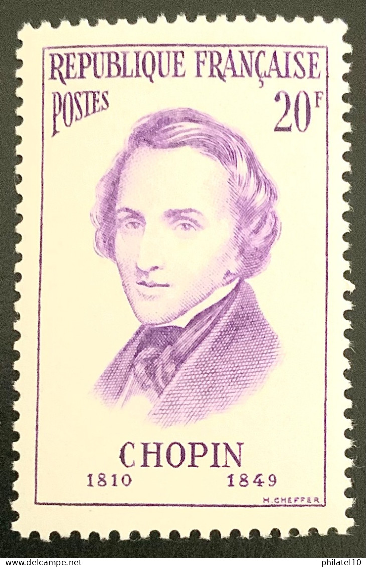 1956 FRANCE N 1086 CHOPIN - -NEUF** - Unused Stamps