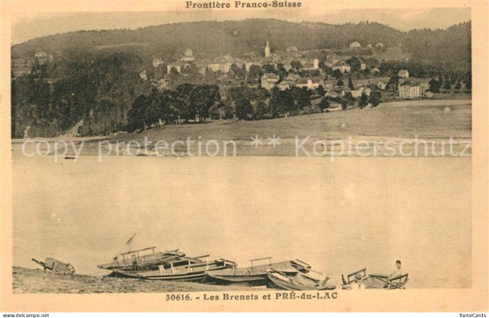 13551968 Les Brenets Et Pre Du Lac Frontière Franco Suisse Les Brenets - Autres & Non Classés