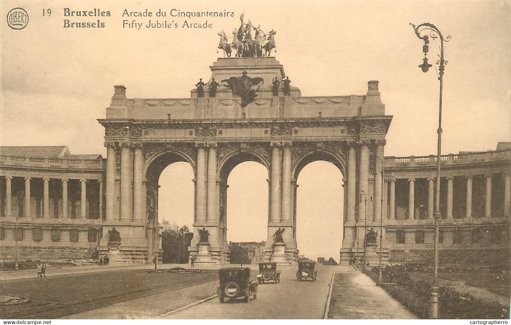 Belgique Cpa Bruxelles Fifty Jubile's Arch - Bruxelles (Città)