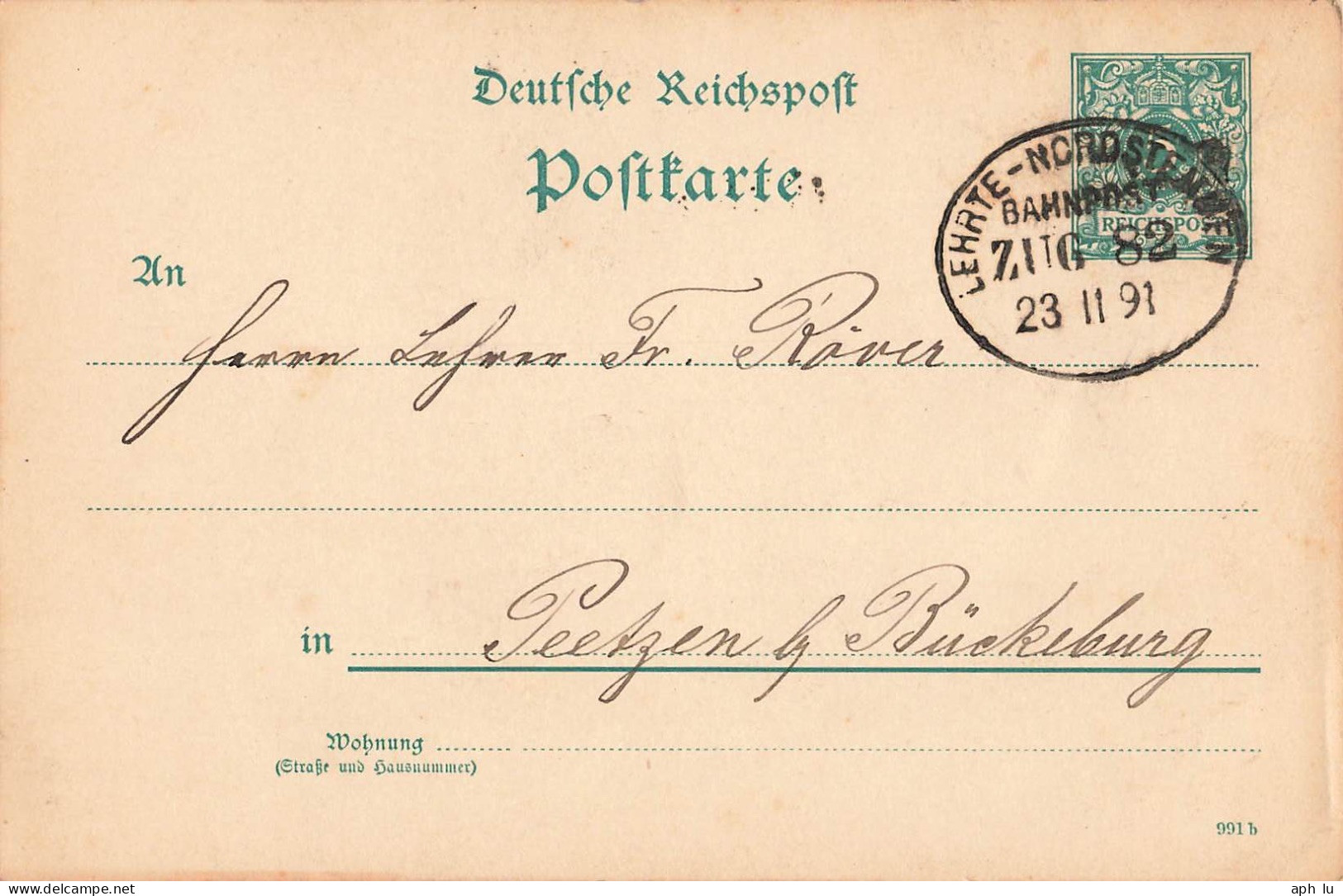 Bahnpost (Ambulant; R.P.O./T.P.O.) Lehrte-Nordstemmen (ZA2480) - Briefe U. Dokumente