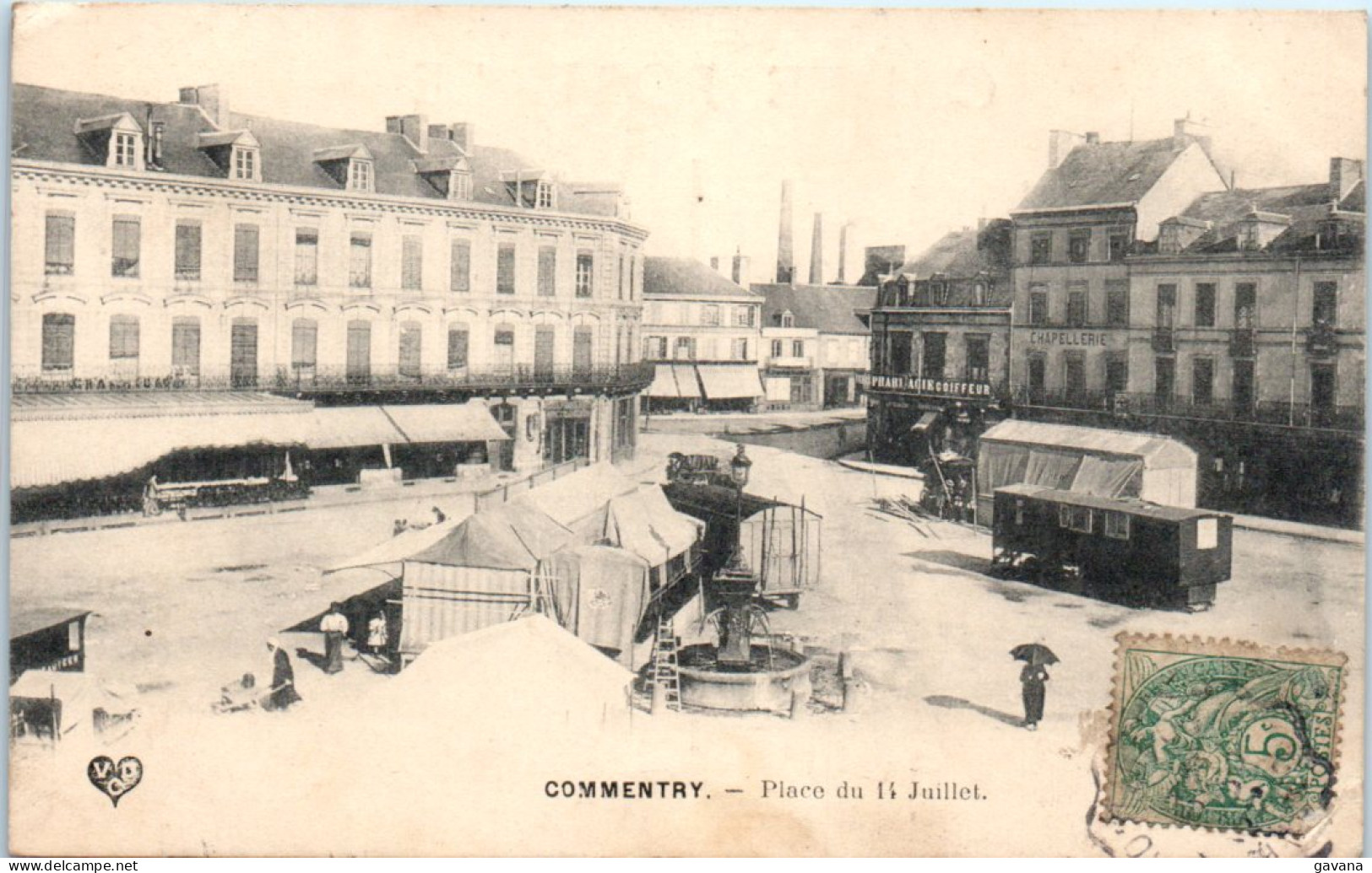 03 COMMENTRY - Place Du 14 Juillet - Commentry