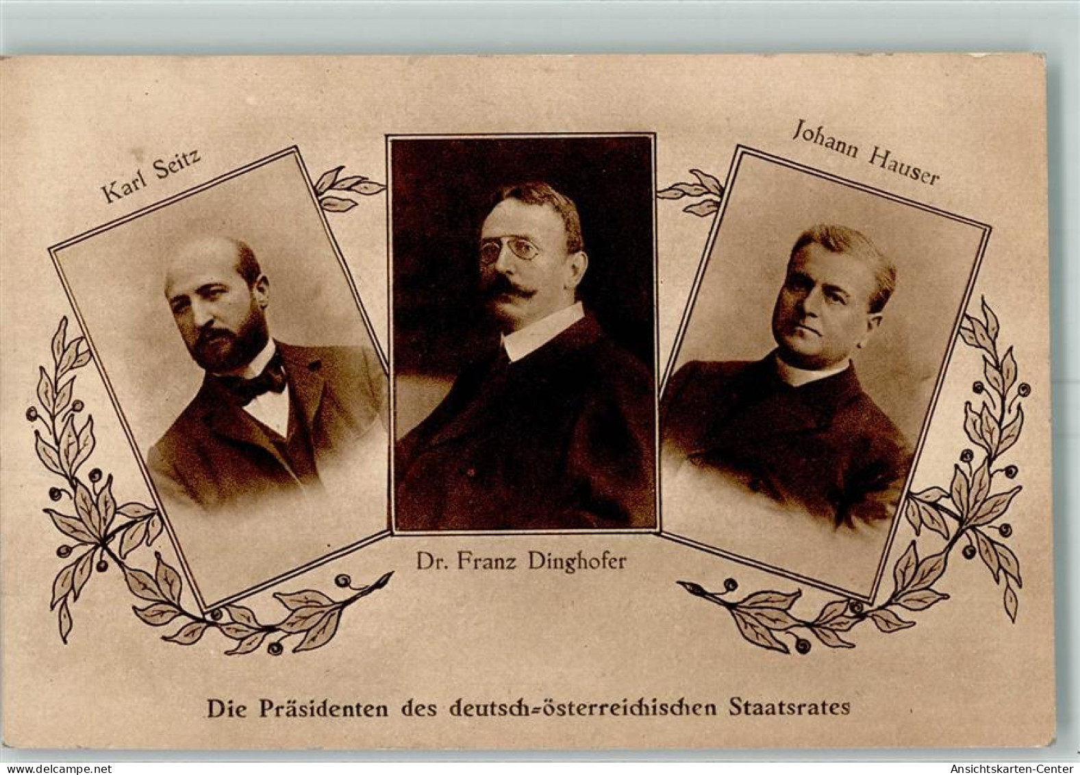 10413705 - Die Praesidenten Des Deutsch-oesterr. Staatsrates AK - Personnages