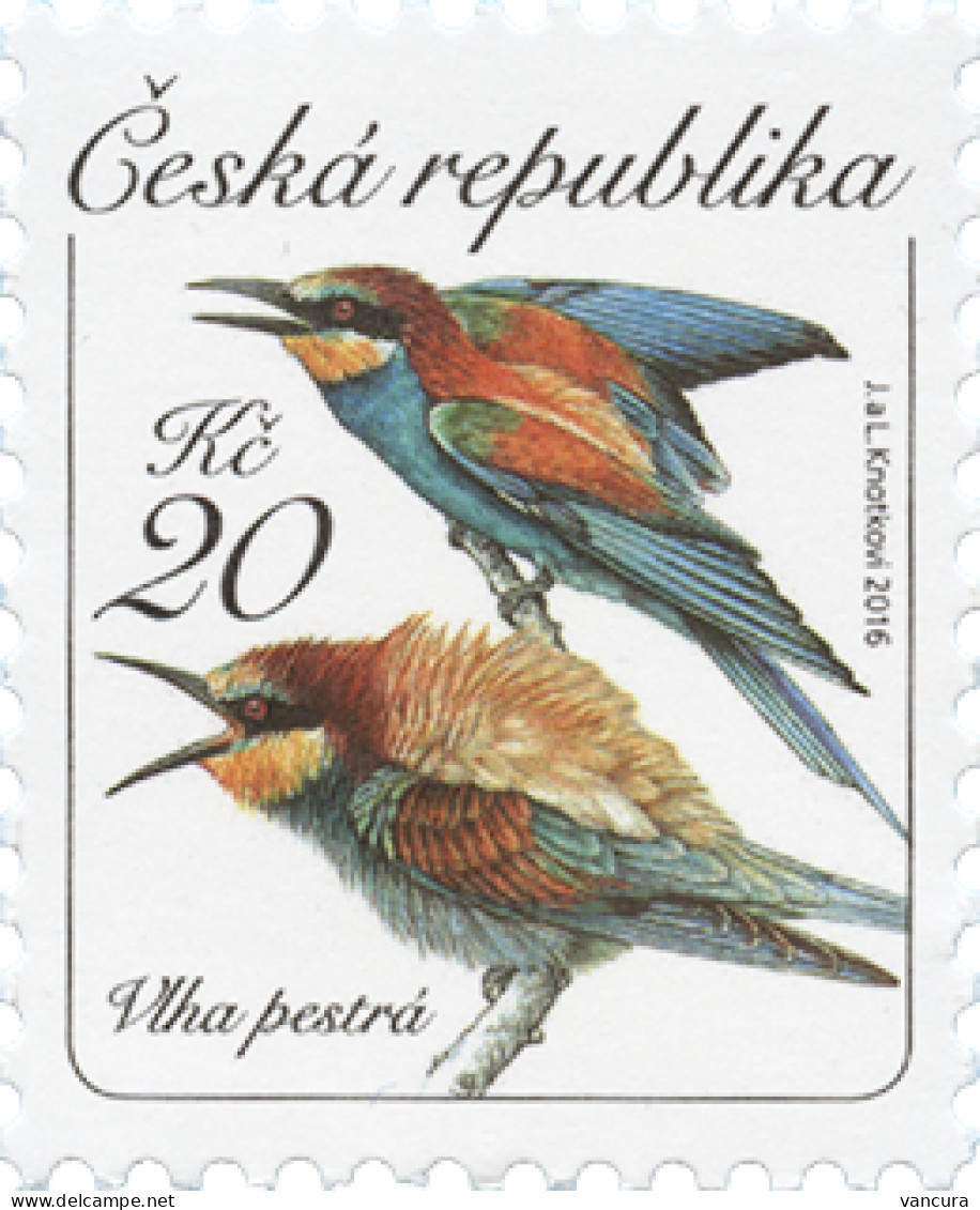 ** 908 Czech Republic Merops Apiaster 2016 Bienenfresser European Bee-eater Guêpier D'Europe Abejaruco Europeo Gruccione - Sonstige & Ohne Zuordnung