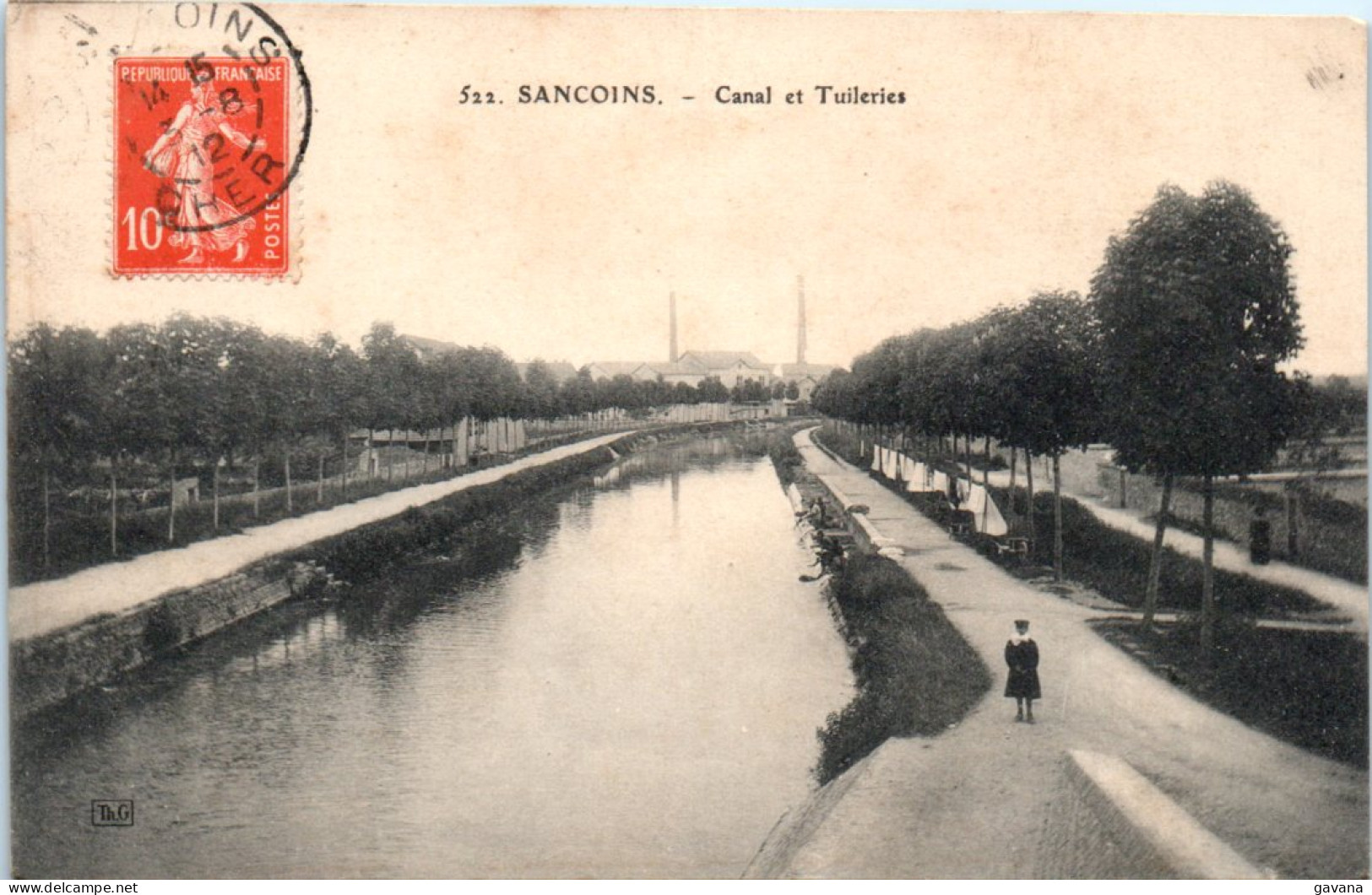 18 SANCOINS - Canal Et Tuileries - Sancoins