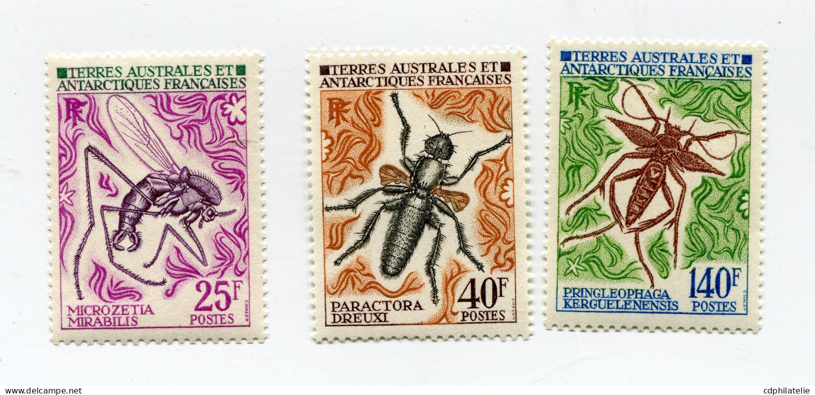 T. A. A. F. N°40 / 42 ** INSECTES - Unused Stamps