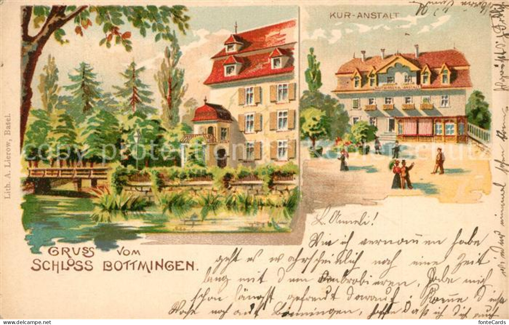 13548203 Bottmingen Kuranstalt Schloss Bottmingen - Autres & Non Classés