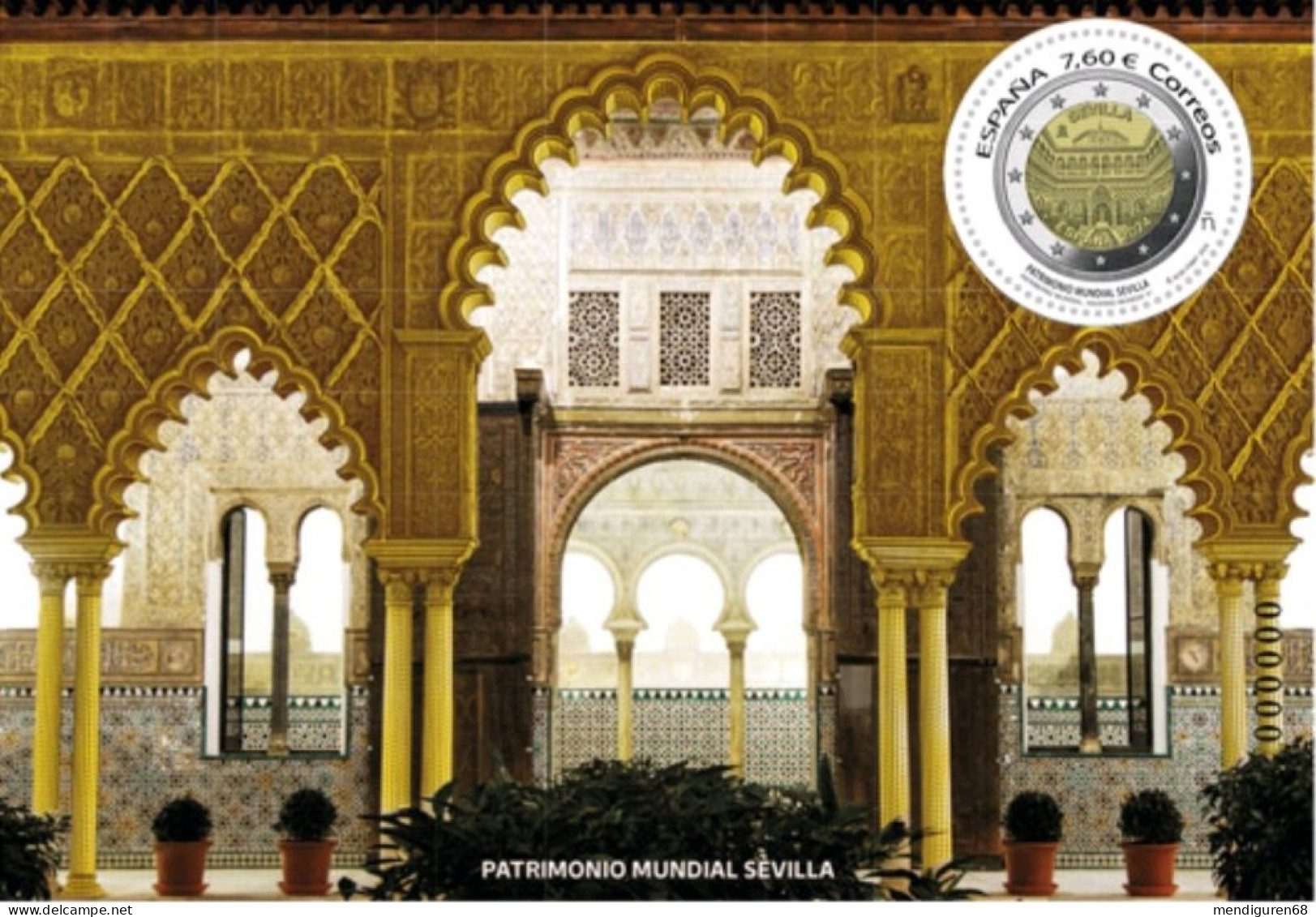 ESPAGNE SPANIEN SPAIN ESPAÑA 2024 PATRIMONIO MUNDIAL. SEVILLA REAL ALCÁZAR MNH ED HB-5741 - Nuovi