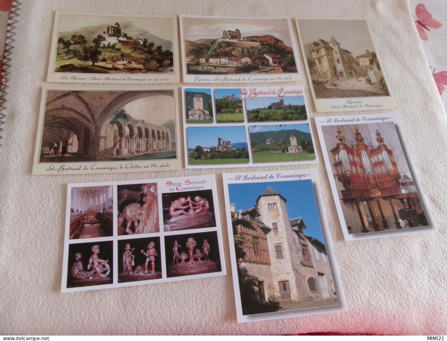 LOT DE 8 CARTES  DE SAINT-BERTRAND DE COMMINGES - Saint Bertrand De Comminges