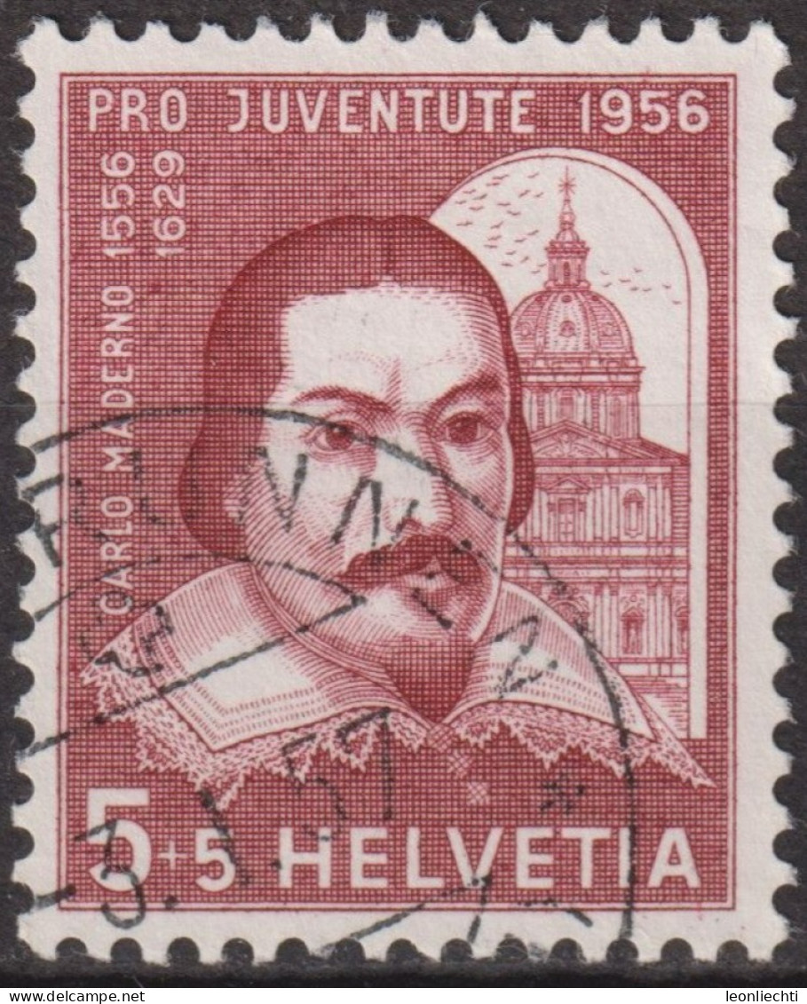 1956 Schweiz Pro Juventute ° Zum:CH J163,Yt:CH 581, Mi:CH 632, Carlo Maderno - Used Stamps