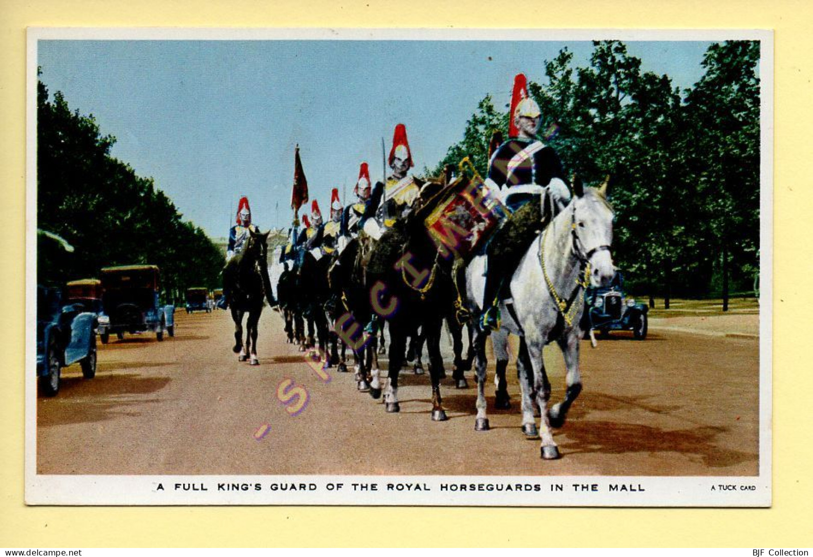 Chevaux : A Full King's Guard Of The Royal Horseguards In The Mall (voir Scan Recto/verso) - Chevaux