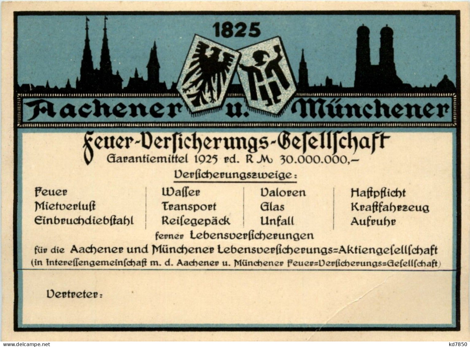 Aachener Und Münchener Feuer Versicherungs Gesellschaft - München