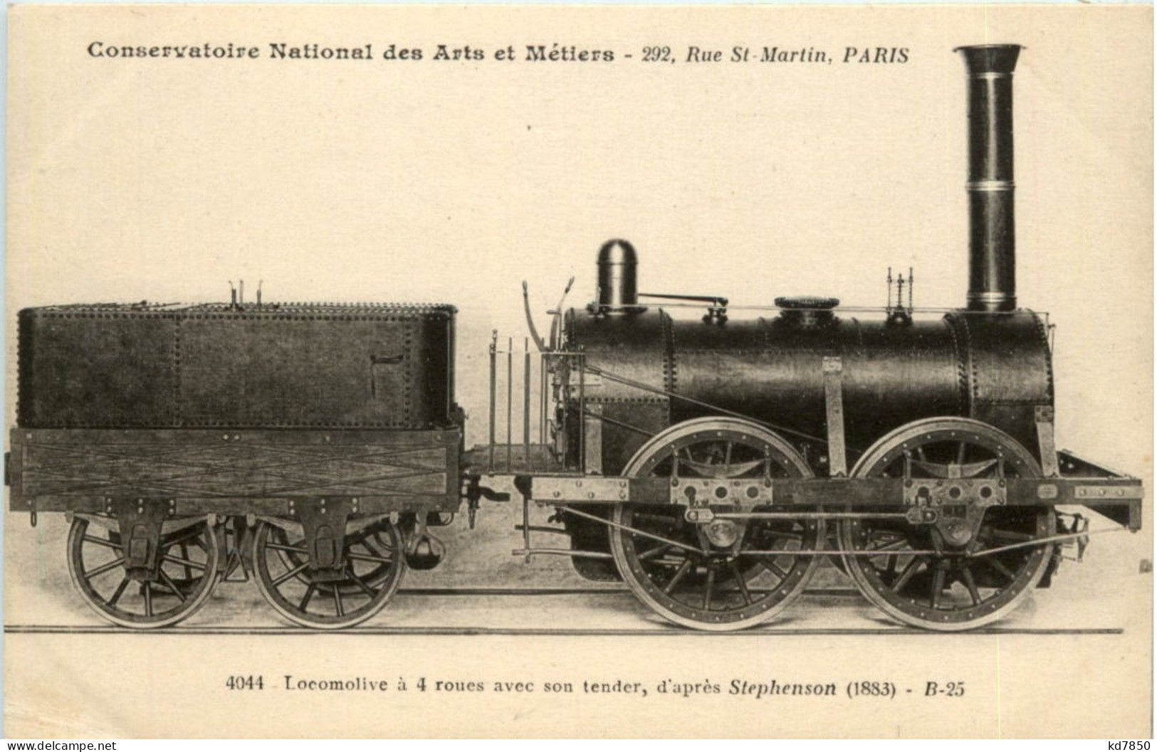 Paris - Conservatoire National Des Arts Et Metiers - Train - Musées