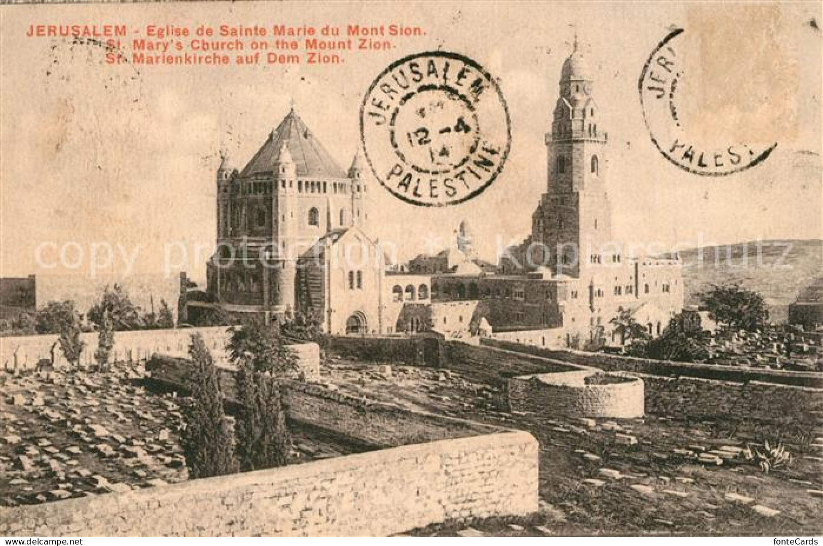 13538226 Jerusalem Yerushalayim St Marienkirche Auf Dem Zion Jerusalem Yerushala - Israël