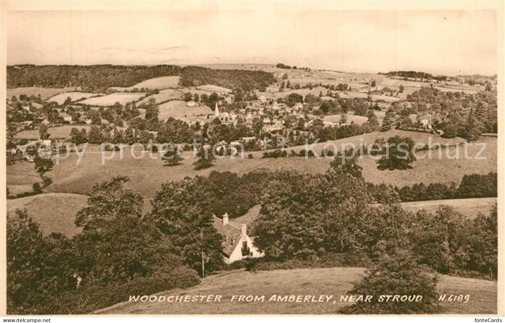 13538130 Woodchester From Amberley Near Stroud Woodchester - Altri & Non Classificati