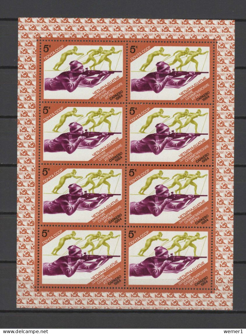 USSR Russia 1984 Olympic Games Sarajevo Set Of 4 Sheetlets MNH -scarce- - Winter 1984: Sarajevo