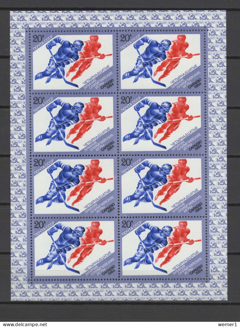 USSR Russia 1984 Olympic Games Sarajevo Set Of 4 Sheetlets MNH -scarce- - Inverno1984: Sarajevo