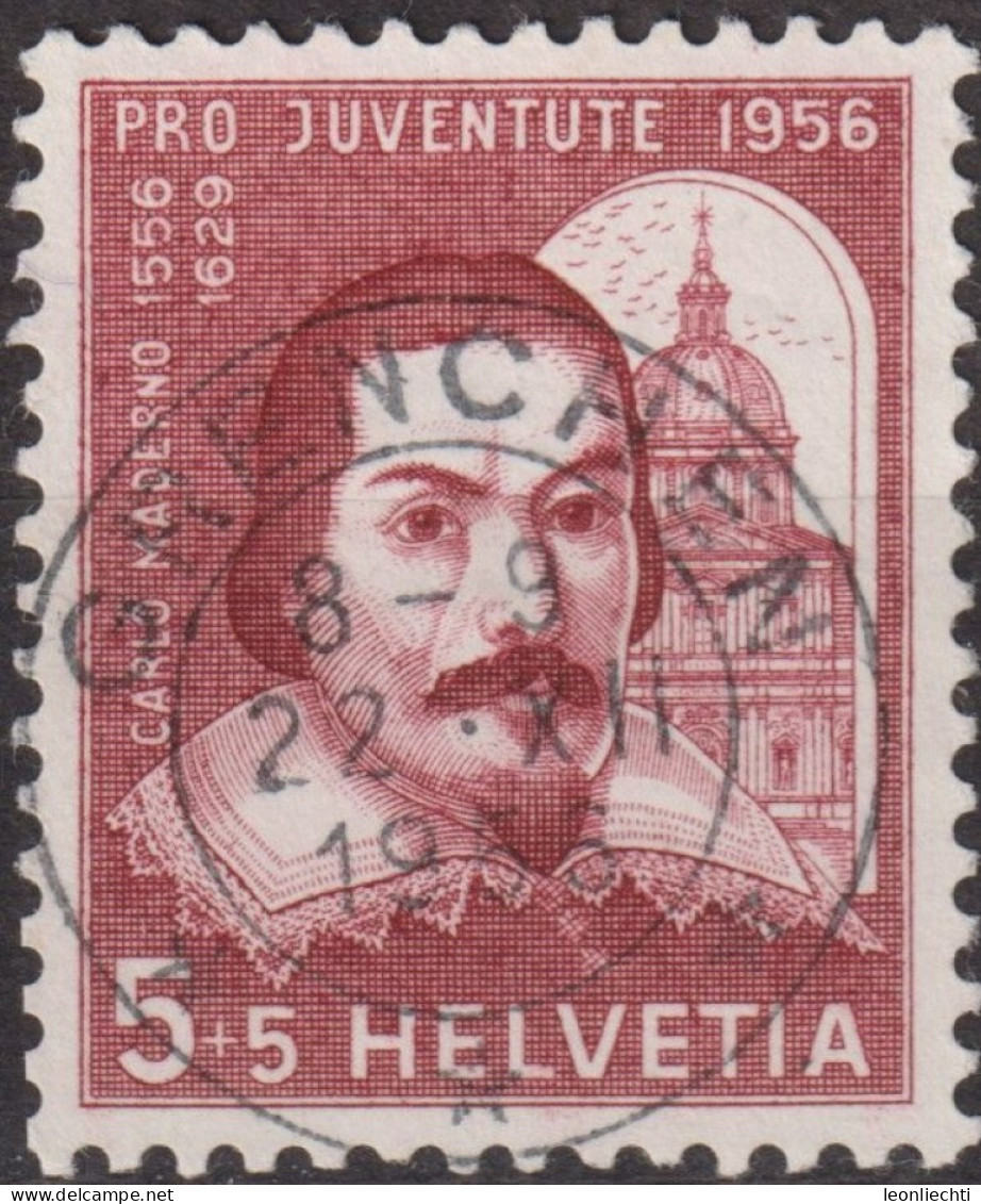 1956 Schweiz Pro Juventute ° Zum:CH J163,Yt:CH 581, Mi:CH 632, Carlo Maderno - Used Stamps