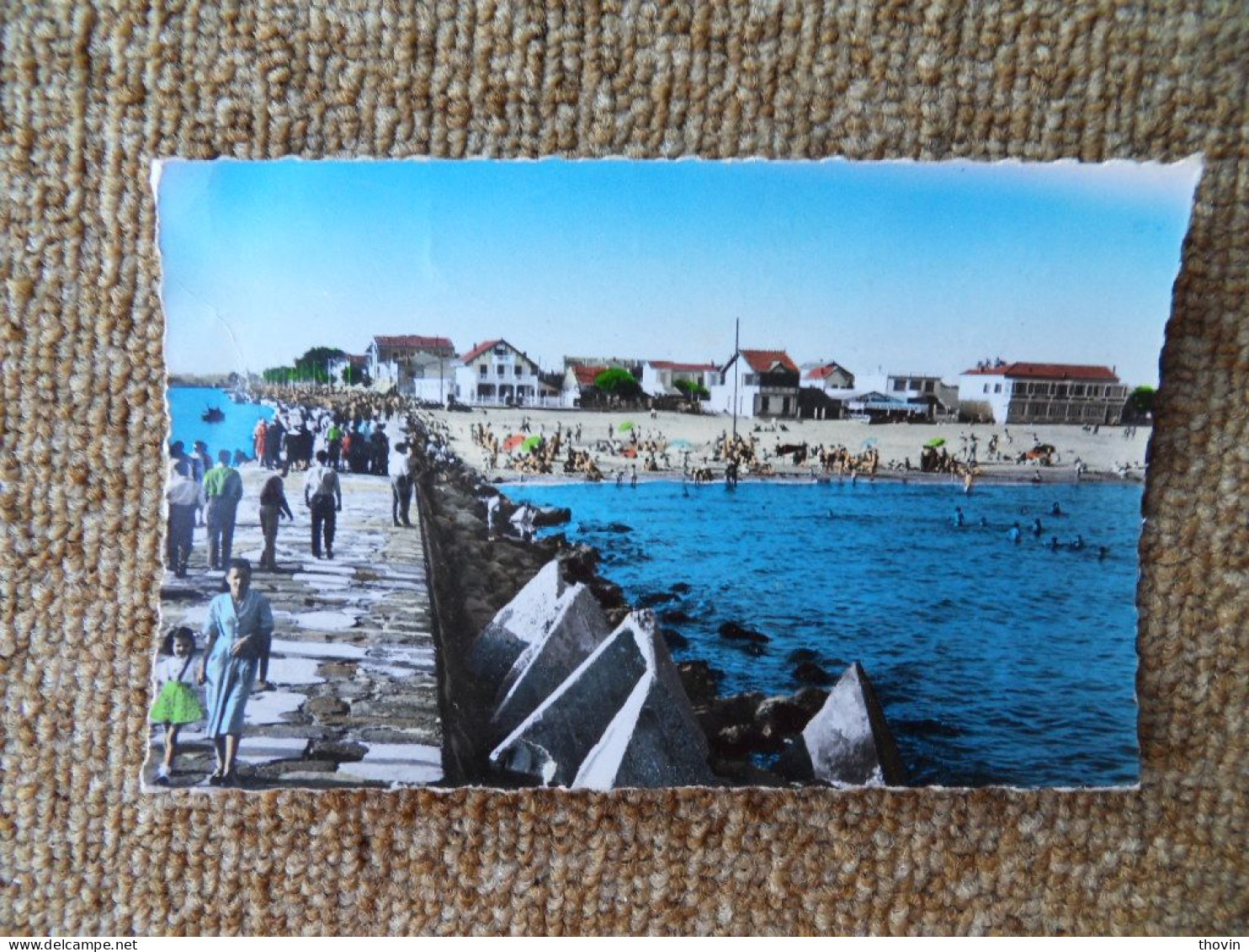 KB10/1354-Grau D'Agde La Digue Et La Plage - Agde