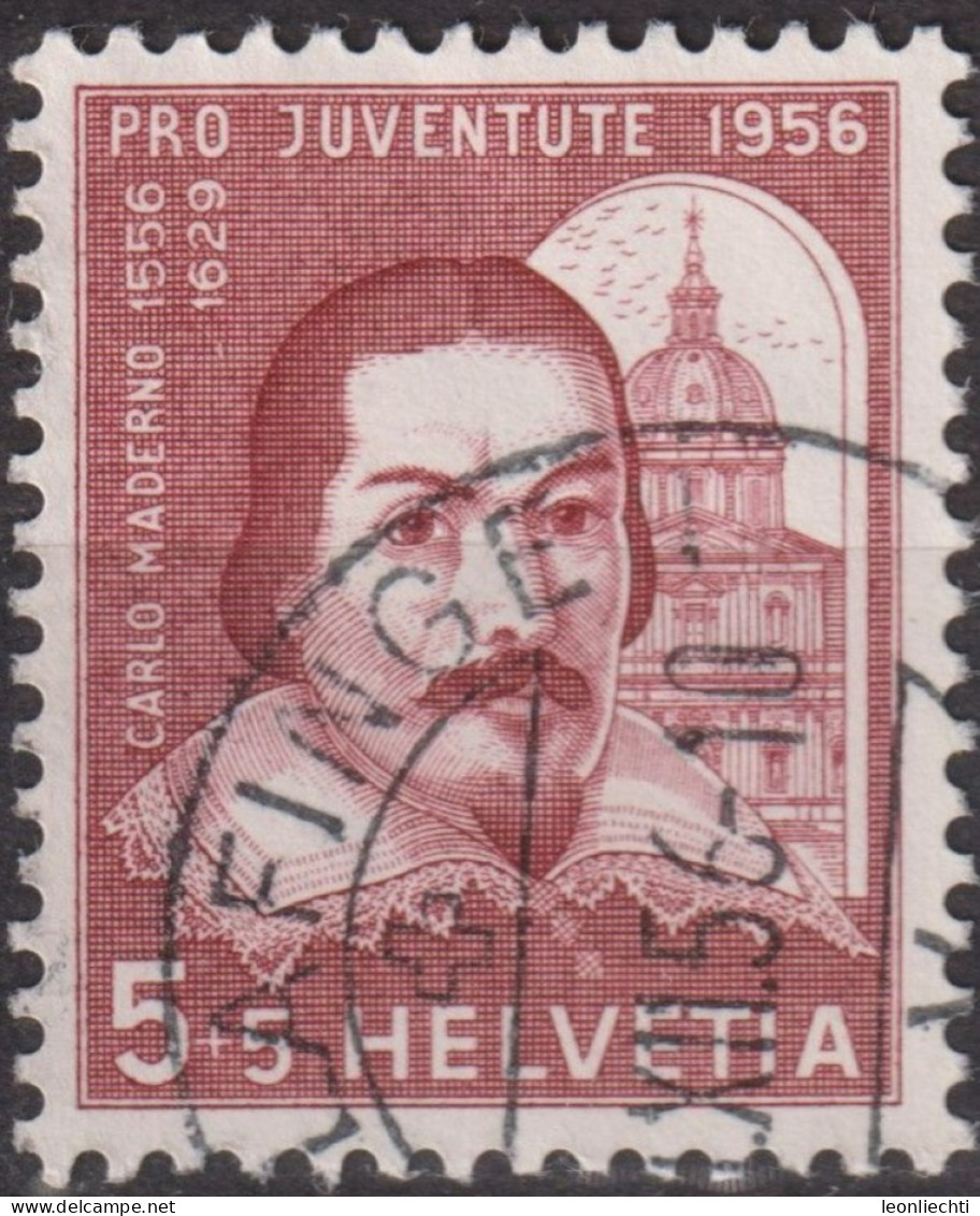 1956 Schweiz Pro Juventute ° Zum:CH J163,Yt:CH 581, Mi:CH 632, Carlo Maderno - Gebraucht