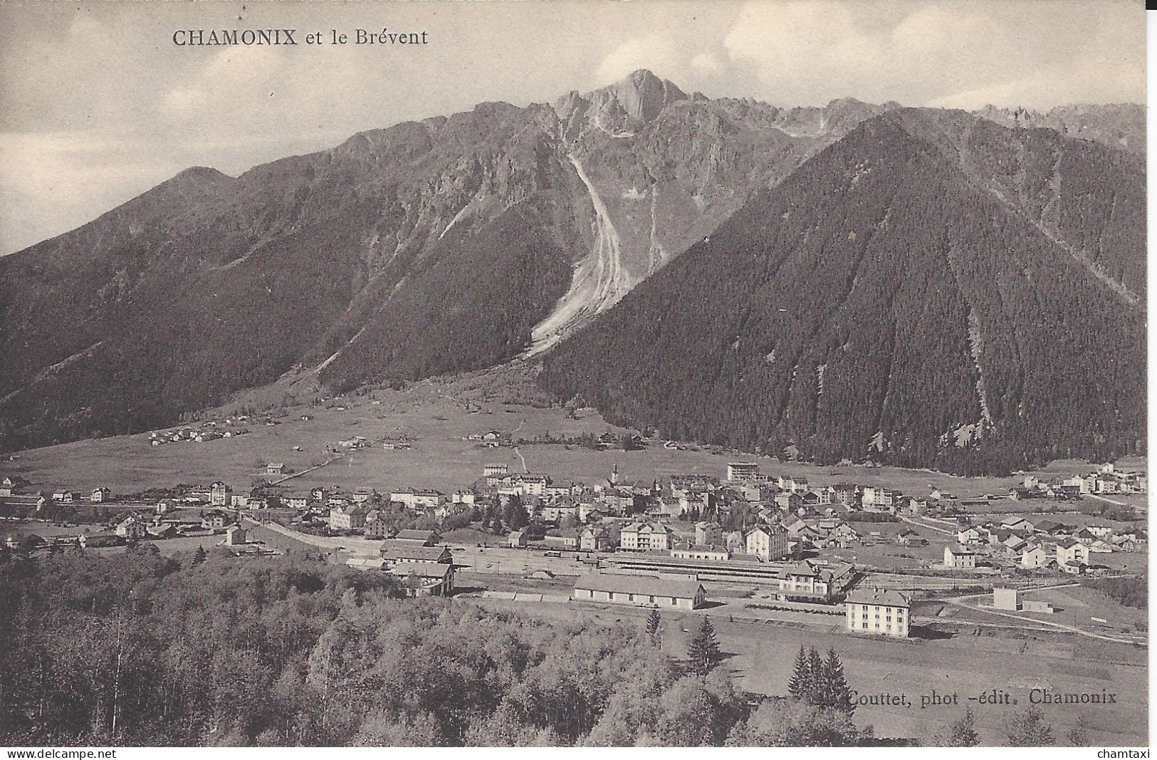 74 CHAMONIX MONT BLANC GARE DE CHAMONIX LE BREVENT Editeur COUTTET  Auguste - Chamonix-Mont-Blanc