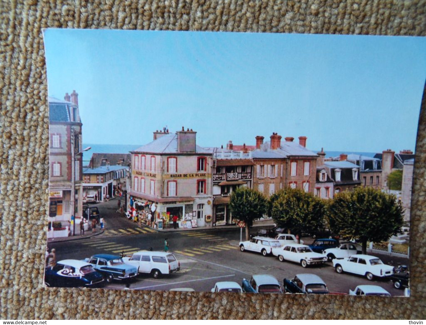 KB10/1355-Saint Pair Sur Mer La Place 1971 Bazar De La Plage - Saint Pair Sur Mer