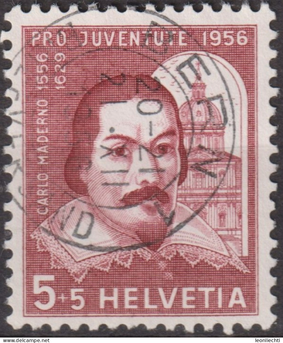 1956 Schweiz Pro Juventute ° Zum:CH J163,Yt:CH 581, Mi:CH 632, Carlo Maderno - Used Stamps