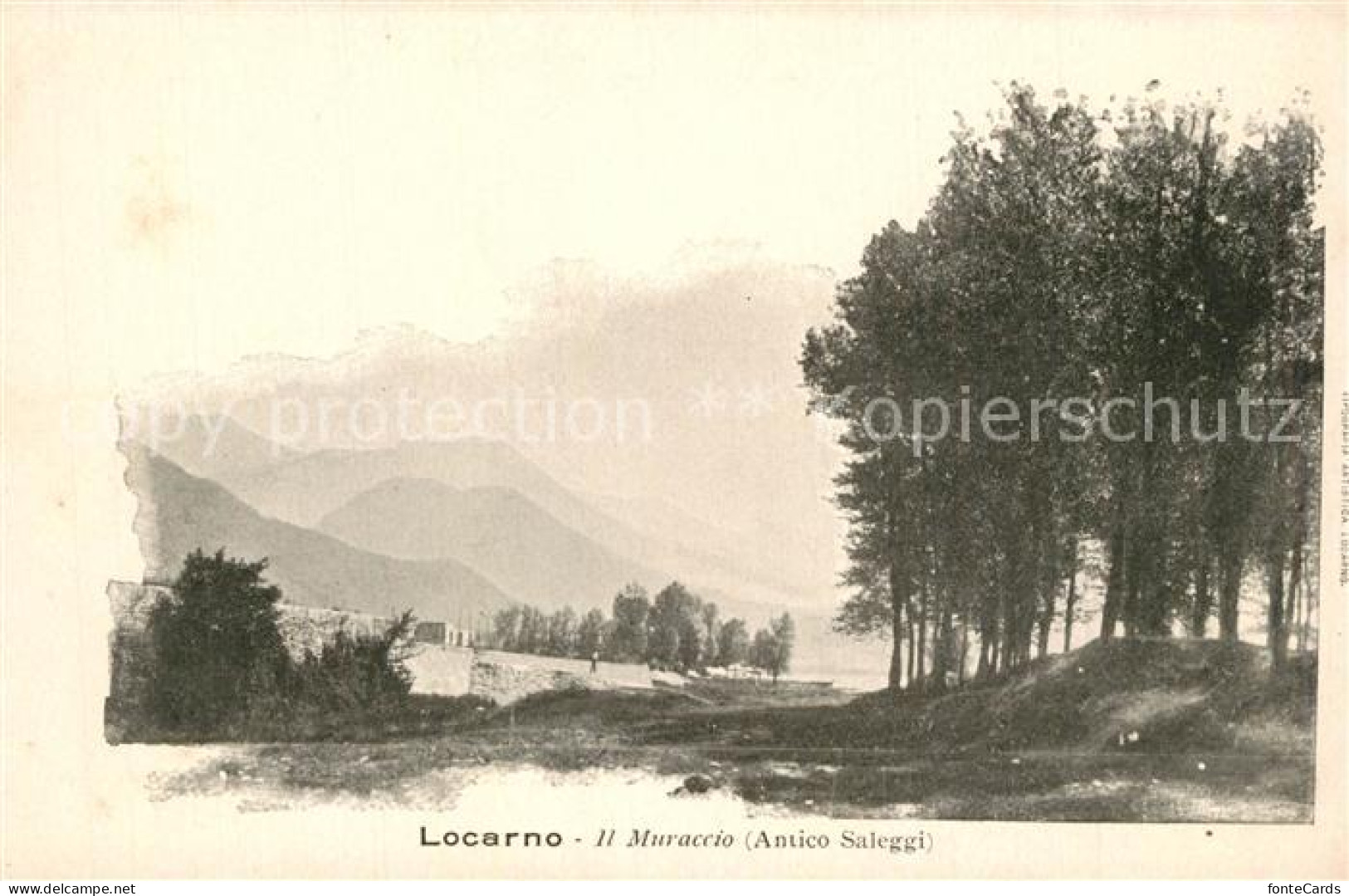 13529248 Locarno Lago Maggiore Il Muraccio Antico Saleggi Locarno Lago Maggiore - Autres & Non Classés