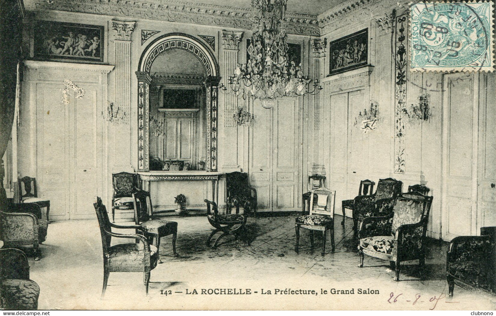 CPA - LA ROCHELLE - PREFECTURE, LE GRAND SALON - La Rochelle